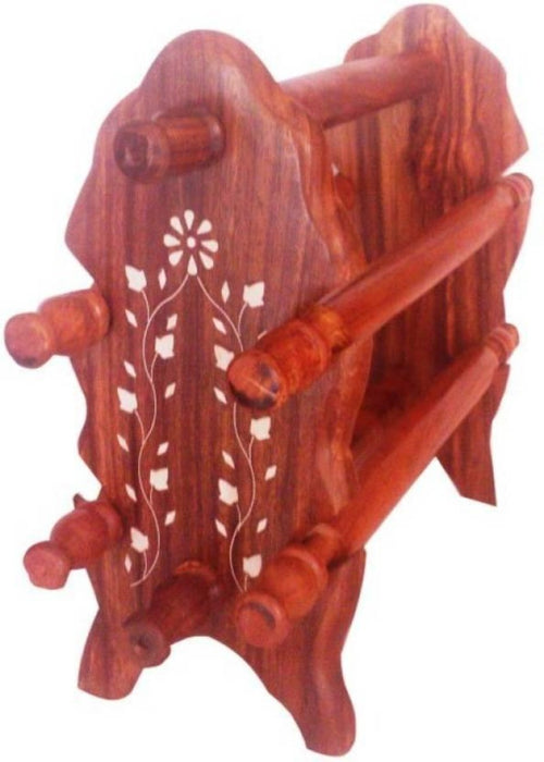 Decorative Wooden Bangle Stand/Showpiece - WoodenTwist