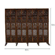 Royal Solid Wood Room Divider/Wood Separator/Office Furniture/Wooden Partition - WoodenTwist
