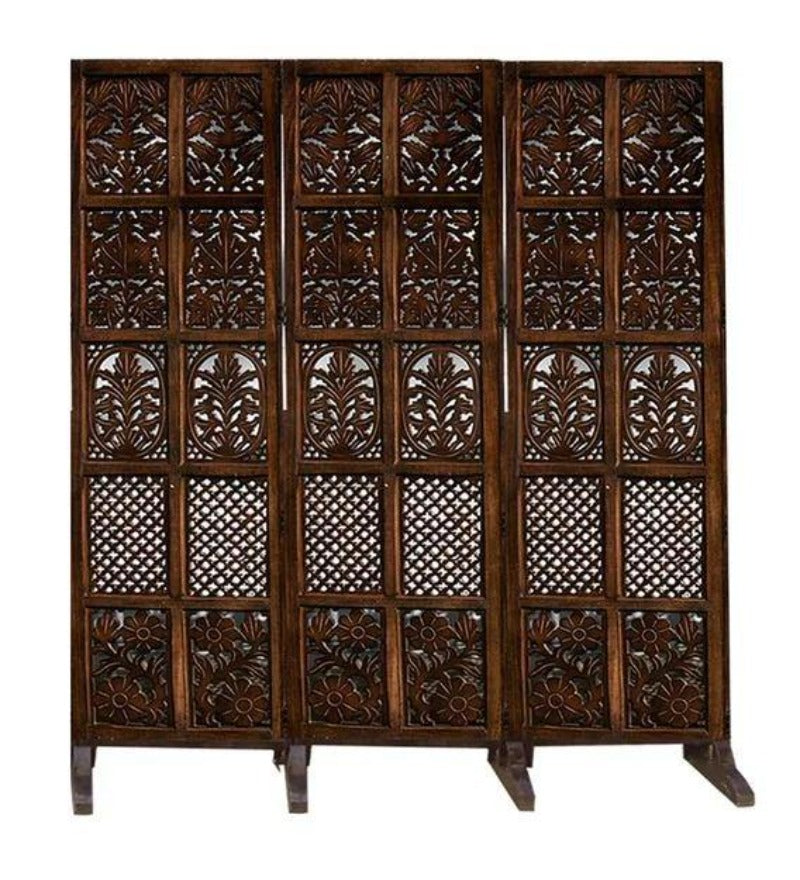 Royal Solid Wood Room Divider/Wood Separator/Office Furniture/Wooden Partition - WoodenTwist