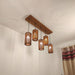 Casa Brown 5 Series Hanging Lamp - WoodenTwist