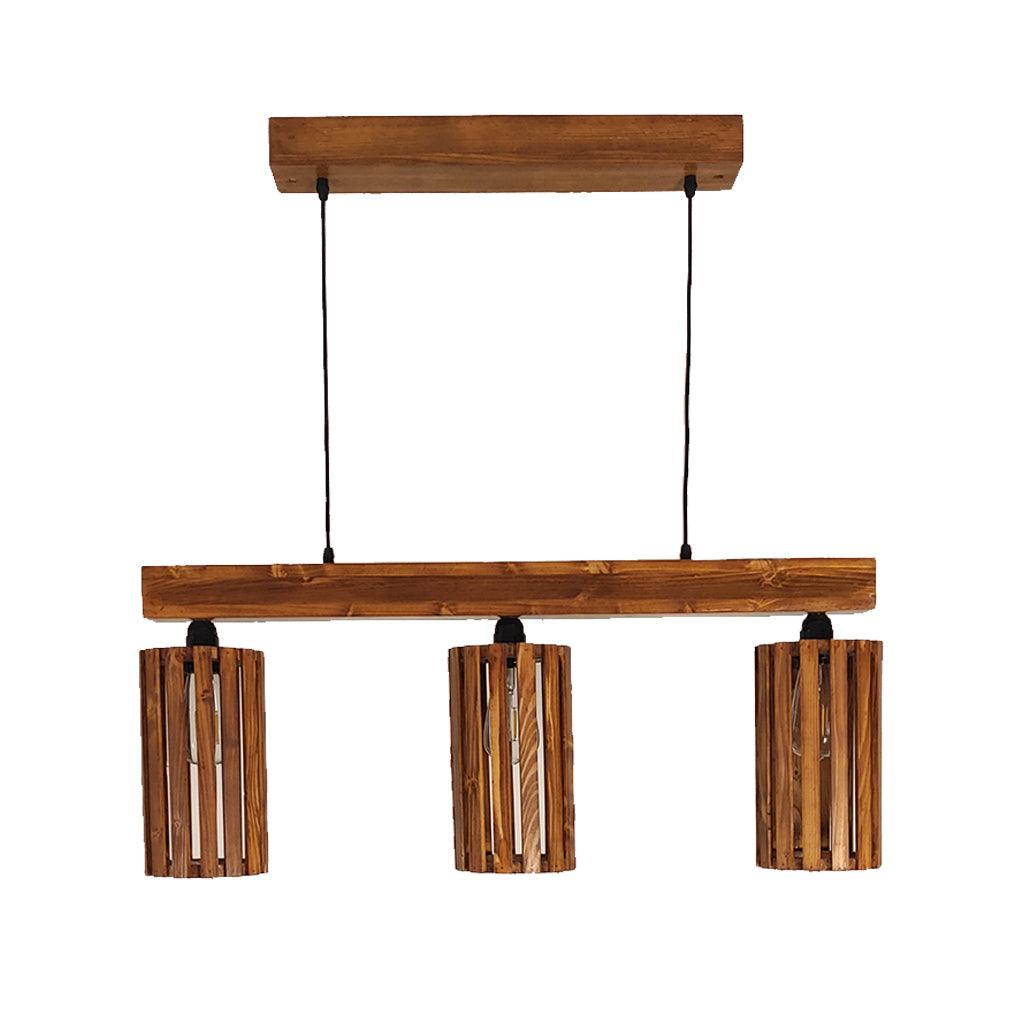 Casa Brown 3 Series Hanging Lamp - WoodenTwist