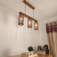 Casa Brown 3 Series Hanging Lamp - WoodenTwist