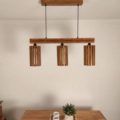 Casa Brown 3 Series Hanging Lamp - WoodenTwist