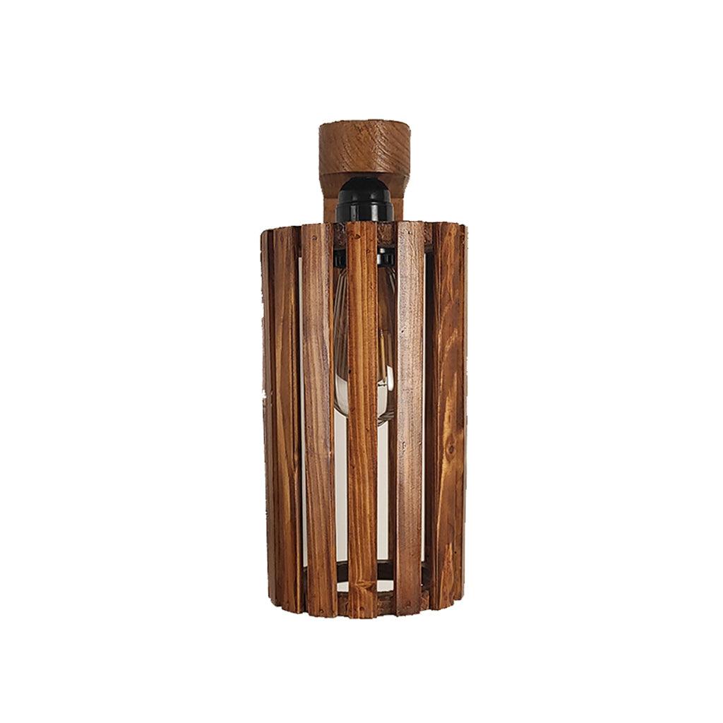 Casa Brown Wooden Wall Light - WoodenTwist