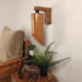 Cedar Brown Wooden Wall Light - WoodenTwist
