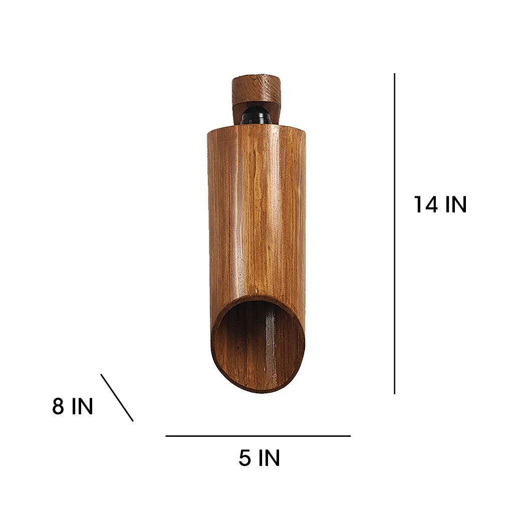 Cedar Brown Wooden Wall Light - WoodenTwist