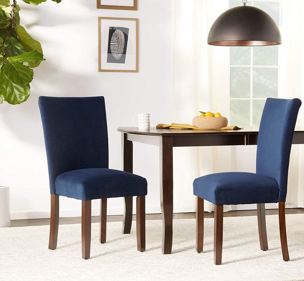 Velvet Accent Dining Chairs