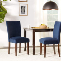 Trendy Accent Dining Chair in Velvet (Set of 2) - WoodenTwist