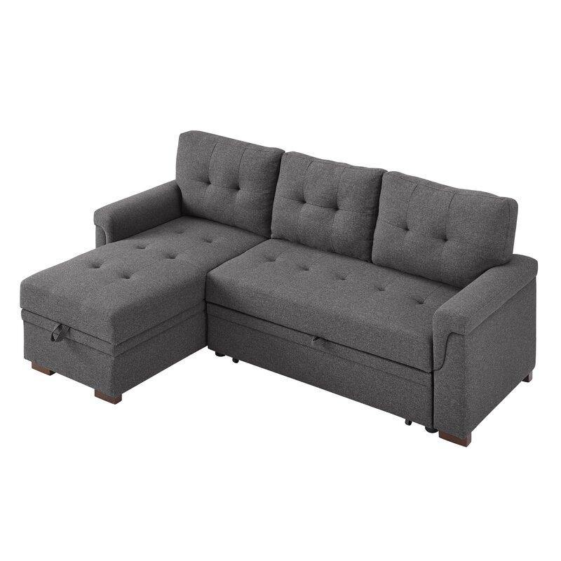 Altin Premium Reversible Sleeper Sofa & Chaise - WoodenTwist