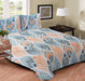Cotton 200TC Printed King Size Bedsheet with 2 Pillow Covers - WoodenTwist