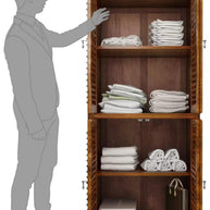Premium Teak Wood Wardrobe