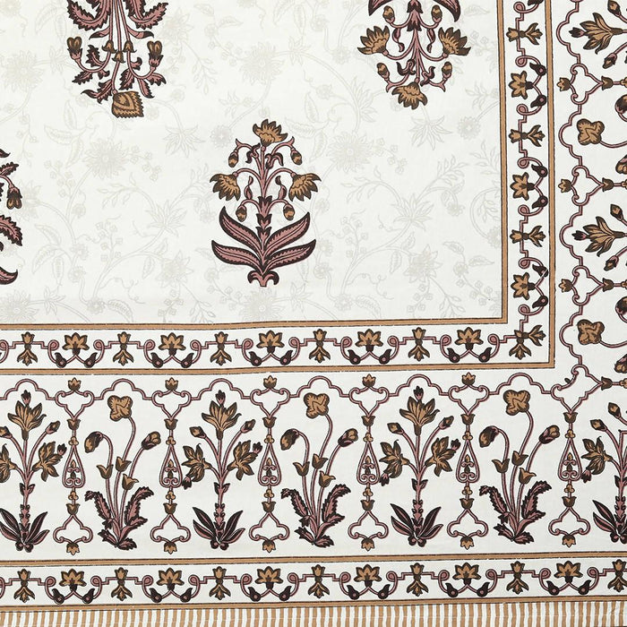 Rajasthani Jaipuri Classy Cotton Block Print bed sheets - WoodenTwist
