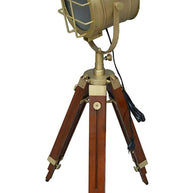 Brass Tripod Lamp Home Decor - WoodenTwist