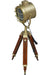 Brass Tripod Lamp Home Decor - WoodenTwist