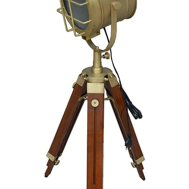 Brass Tripod Lamp Home Decor - WoodenTwist