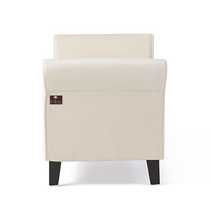 Zamansız Premium Wood Upholstered Flip top Storage Bench - WoodenTwist