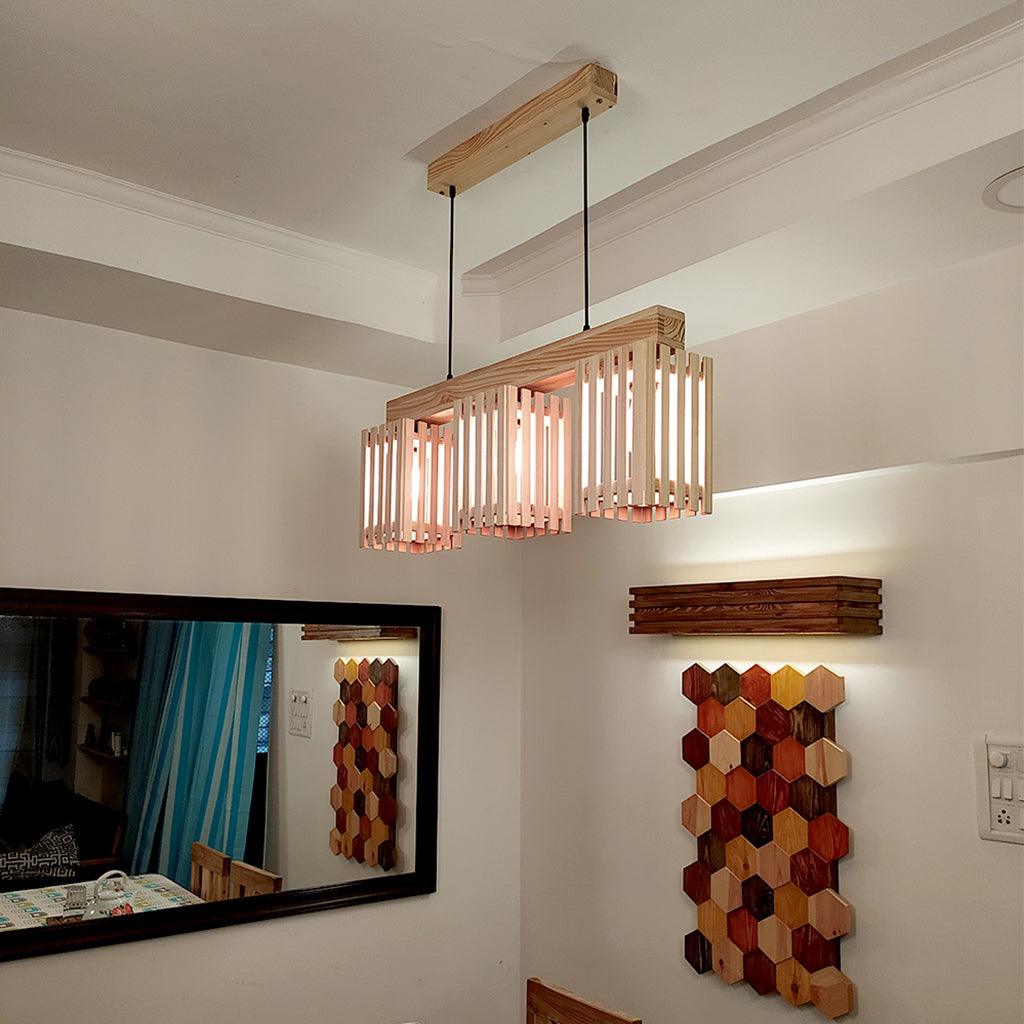 Star Brown Series Hanging Lamp - WoodenTwist