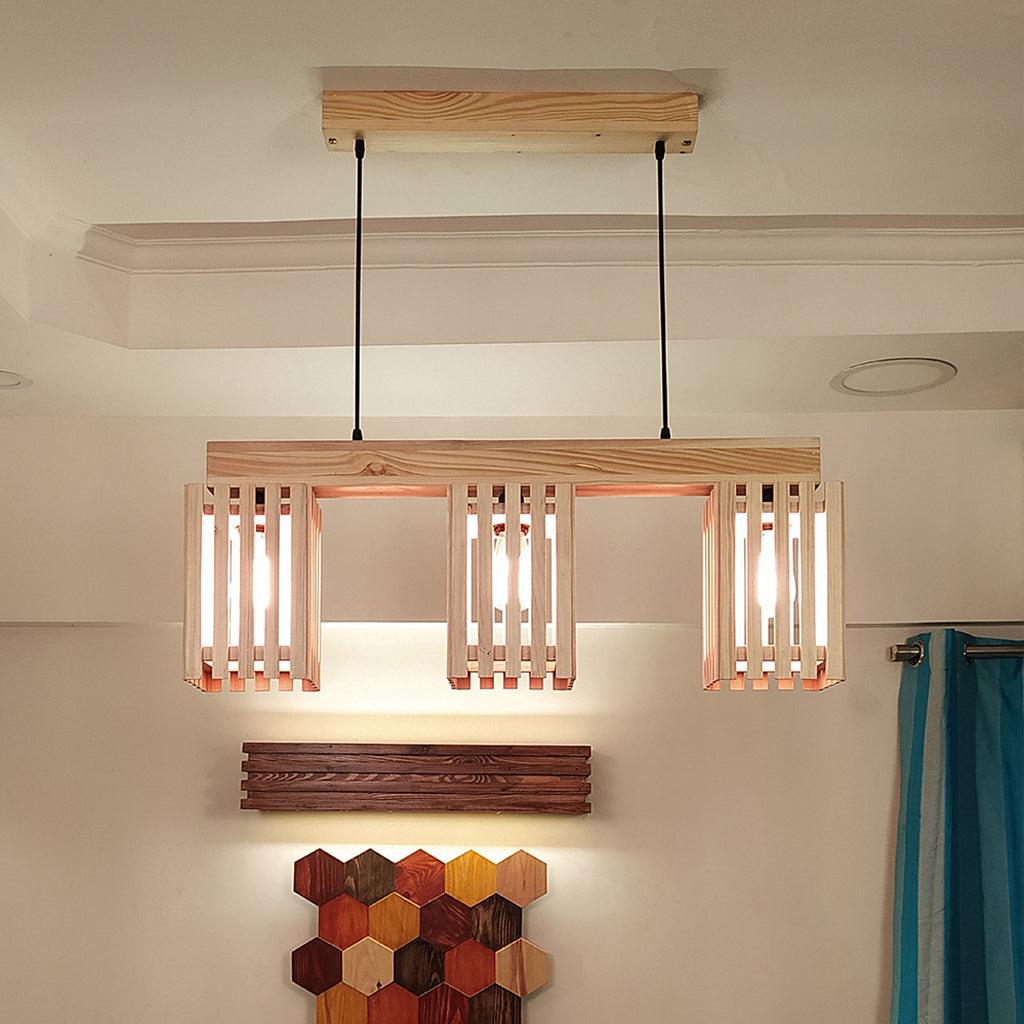 Star Brown Series Hanging Lamp - WoodenTwist