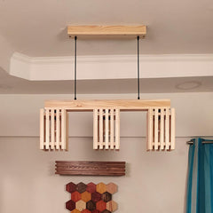 Star Brown Series Hanging Lamp - WoodenTwist