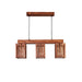 Symmetric Centrum Wooden Series Hanging Lamp - WoodenTwist
