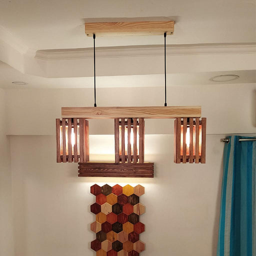 Abacus Brown Series Hanging Lamp - WoodenTwist