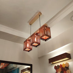 Abacus Brown Series Hanging Lamp - WoodenTwist