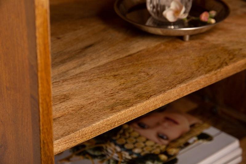 Modern Bedside Table For Living Room In Natural Finish - WoodenTwist