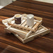 Teak Wood Serving Tray/Table Décor (Set of 3) - WoodenTwist