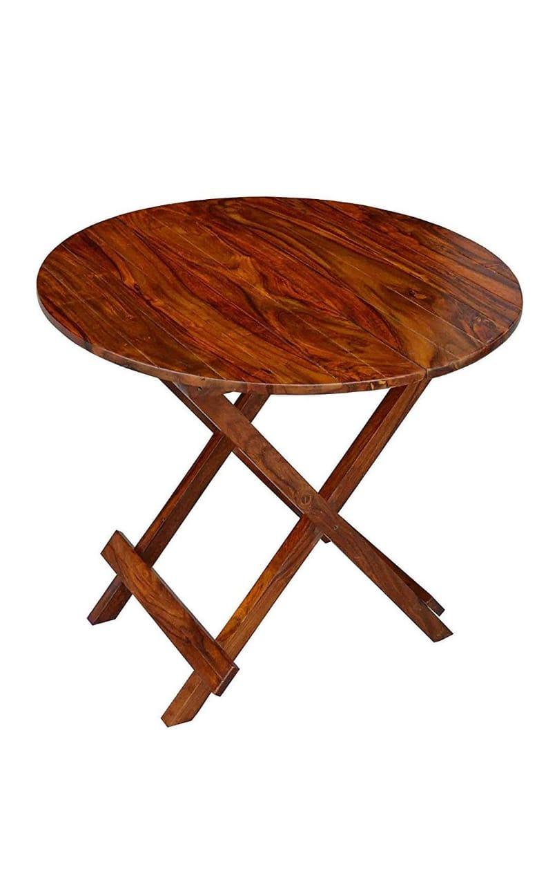 Folding Table (Round) - WoodenTwist