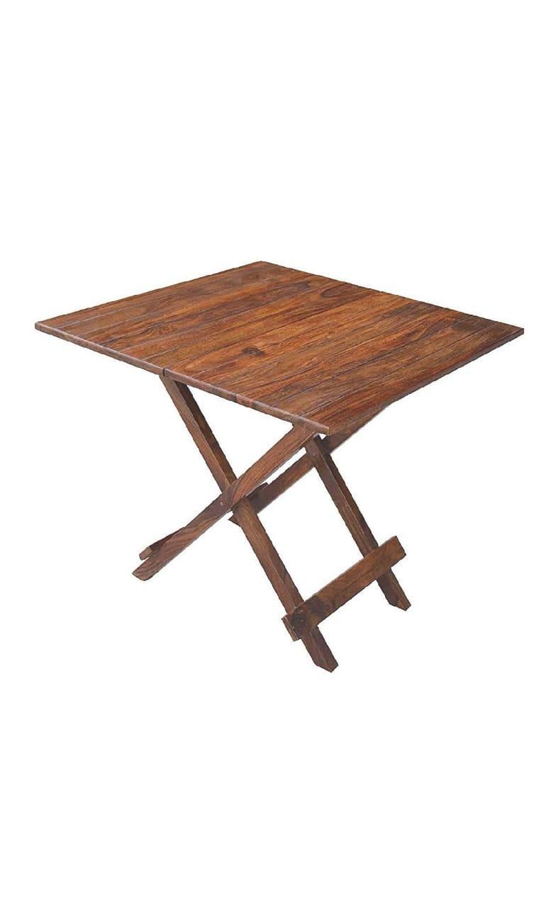 Buy Folding Table (Square) Online at woodentwist — WoodenTwist