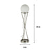 " Sybil's Orb" Silver by Décor de Maison silver table lamp in Pewter finish - WoodenTwist