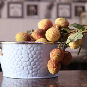 Metallic Tableware Fruit & Vegetable Basket - lifestyle view