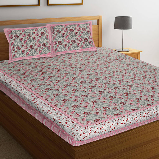 Rajasthani Jaipuri Cotton Block Print bed sheets - WoodenTwist