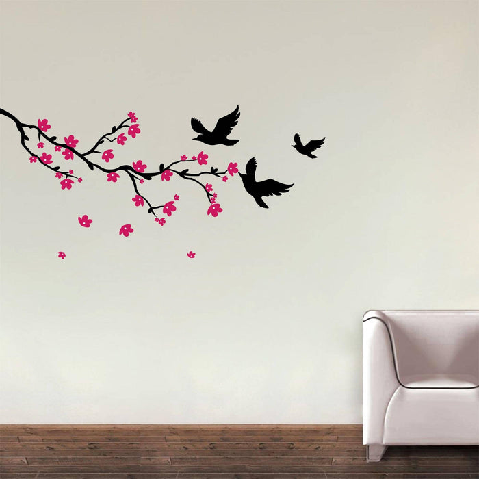 Wall Sticker for Living Room -Bedroom - Office - Home Hall Décor |Creatick Studio Decorative Abstract Design - WoodenTwist