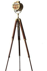 Brass Tripod Lamp Home Decor - WoodenTwist