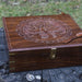 Handcrafted & Handcarved Sheesham Wood Spice Box - WoodenTwist