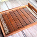 Handcrafted & Hand Painted Sheesham Serving Tray - WoodenTwist