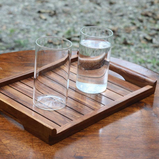 Handcrafted Sheesham Serving Tray - WoodenTwist
