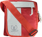 White, Red Sling Bag - WoodenTwist