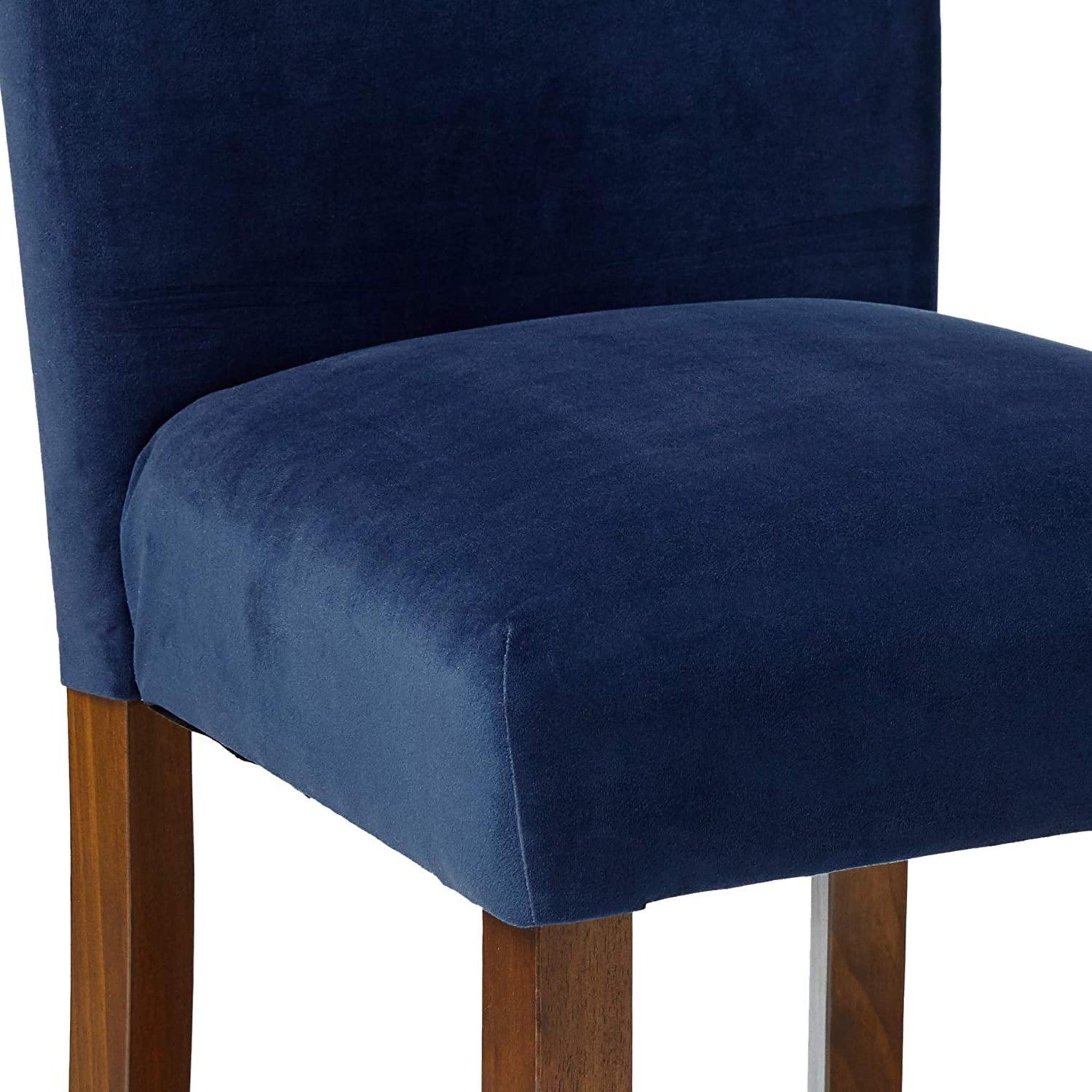 Trendy Accent Dining Chair in Velvet (Set of 2) - WoodenTwist