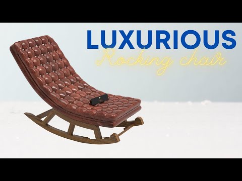 Luxurious Large Rocking Chair in Premium Sheesham Wood
