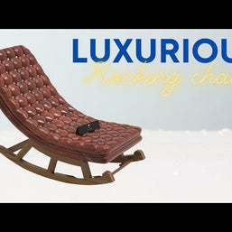 Luxurious Large Rocking Chair in Premium Sheesham Wood