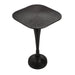The Archie Side Table in Classical Design in Raw Black Finish - WoodenTwist