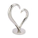 Silver Heart Sculpture - WoodenTwist