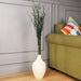 Slender Deidra Fawn White Brass Vase - WoodenTwist