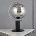 "Pompous Globe" Black & Shiny Silver - WoodenTwist