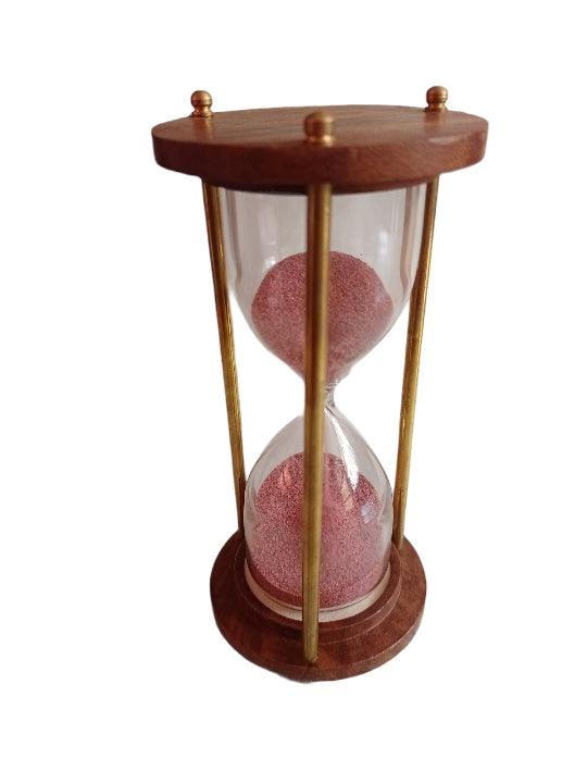 Metal Brass Antique Sand Clock - WoodenTwist