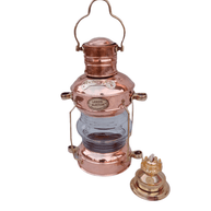 Diwali Decor Brass Oil Lamp | Copper Brass Oil Lamp | Hanging Lantern - WoodenTwist