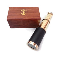 Brass Telescope with Wooden Box, Toys for Children - WoodenTwist