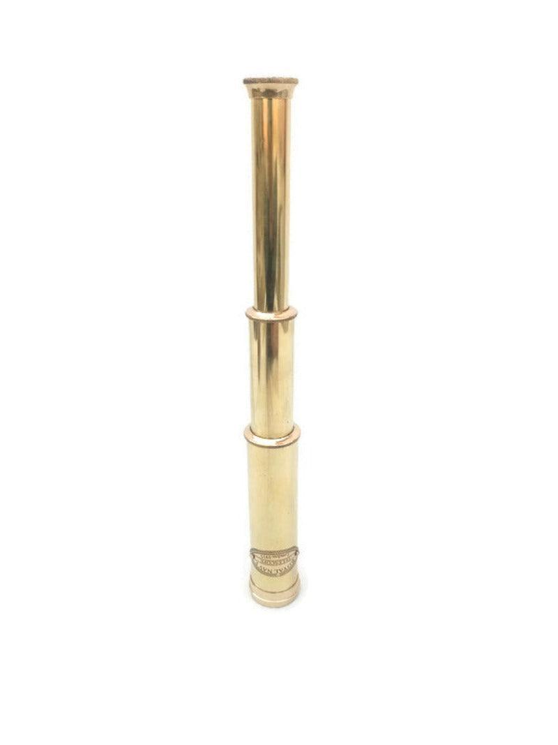 Brass Telescope Royal Navy Handmade Telescope Lens Cover - WoodenTwist